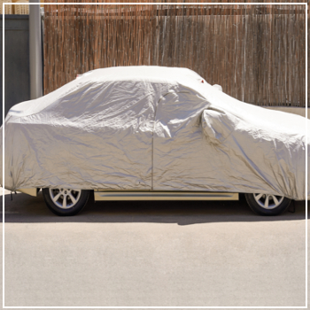 cover on car 