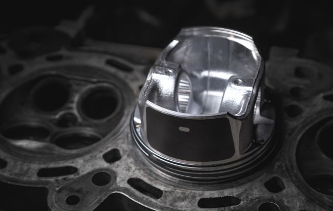 piston from an internal combustion engine
